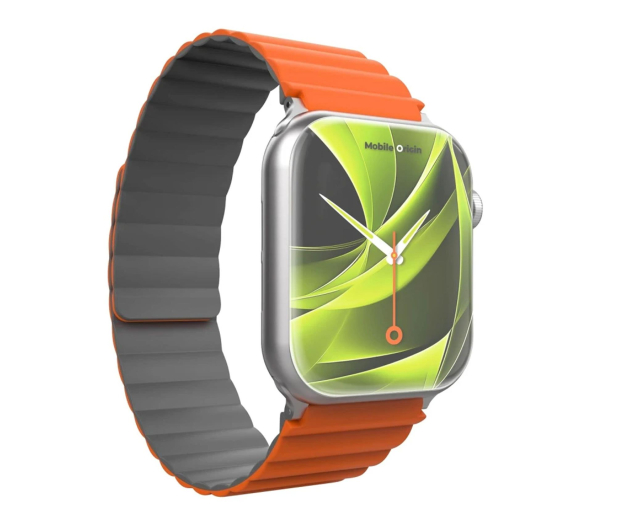 Mobile Origin Magnetic Watch Strap IIorange/grey Apple Watch 49mm/46mm/45m - 1504131 - zdjęcie